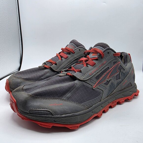 Altra Lone Peak 4 Mens Size 13 Black Red Trail Running Shoes Hiking Camping main image 7